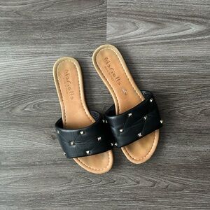 MARELLA Black Studded Sandals